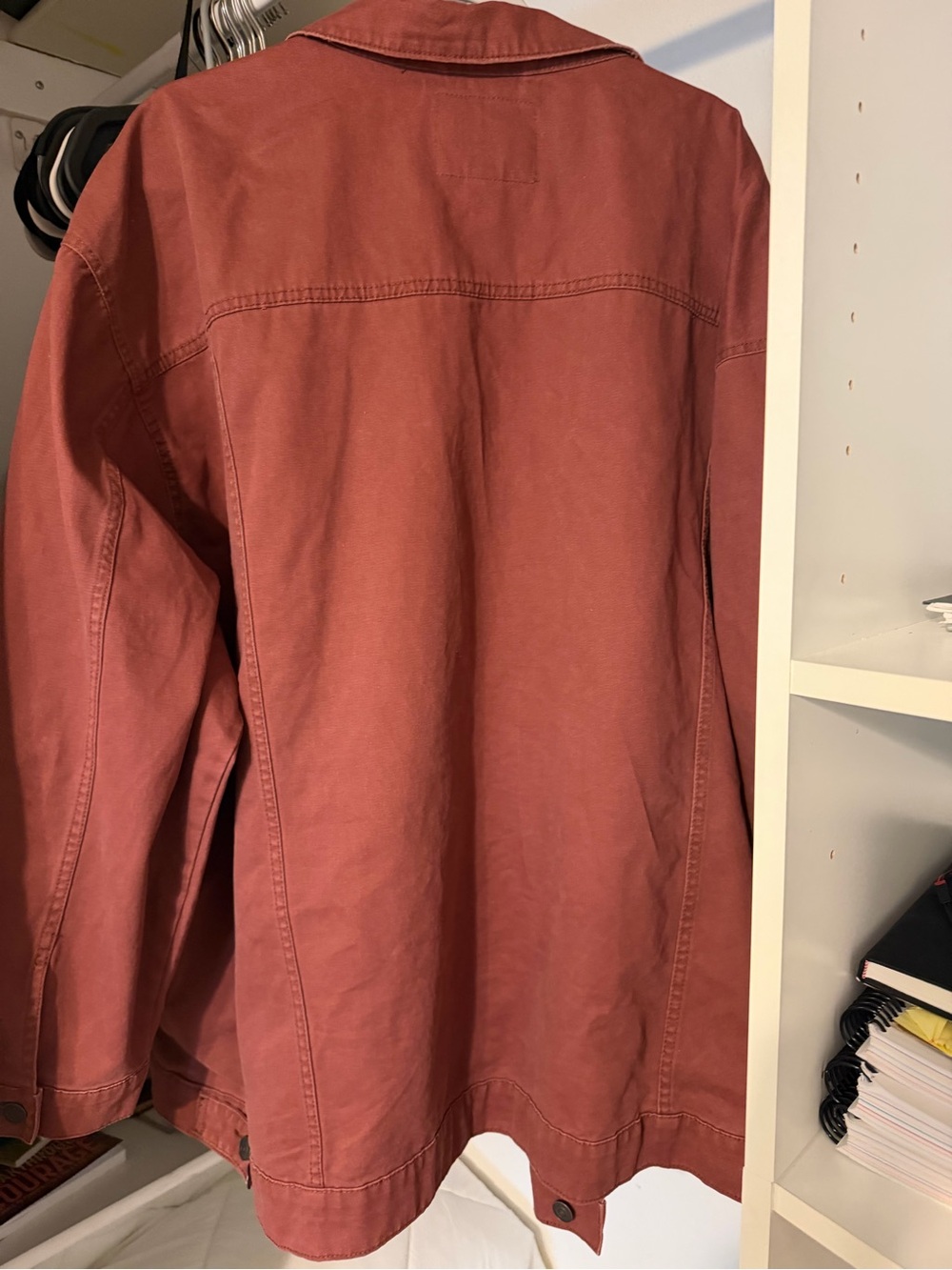 Men's Rust Trucker Jacket - Picture 5 of 6